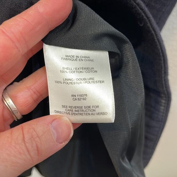 HELMUT LANG Black Structural Casual Shift Dress Size 10 Textured Cotton Dress - Picture 8 of 8